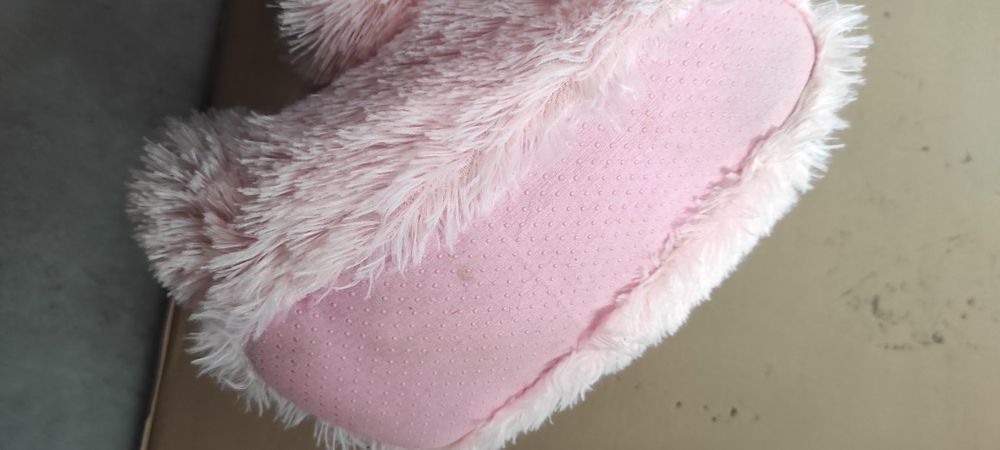 Pantofle kapcie damskie pieski misie różowe 40