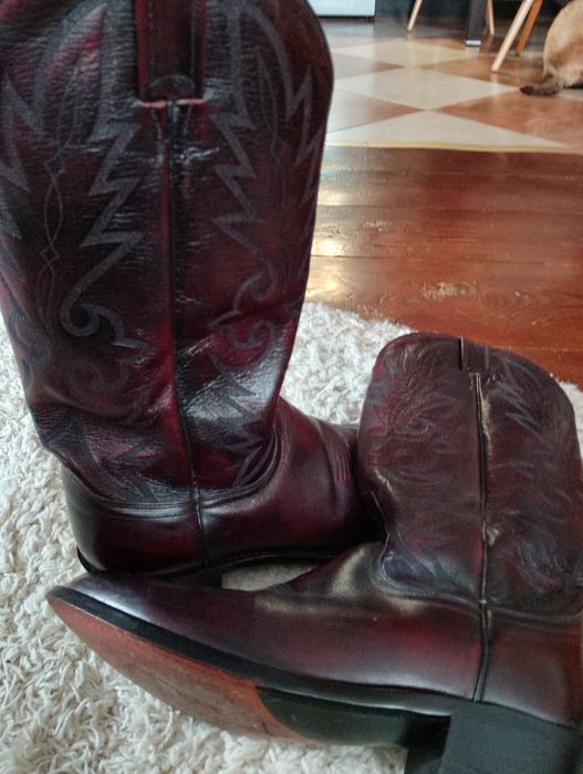 Кожаные сапоги  зроблено в Мексиці 41 розміру  41 розмір