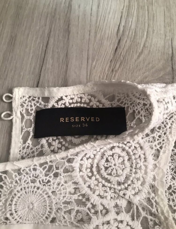 #reserved Biała bluzka Reserved r. XS