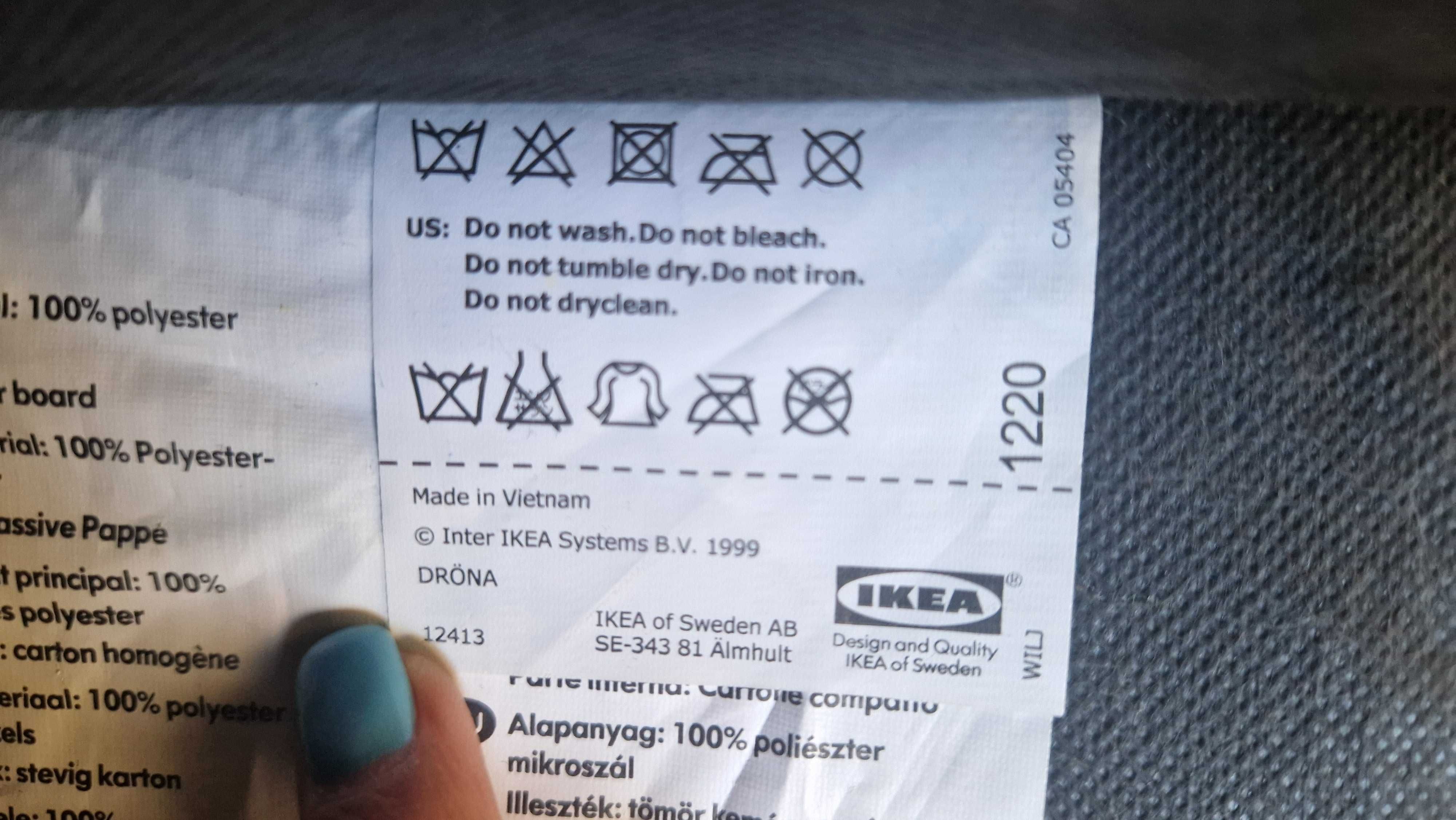3 Caixas de arrumação Ikea, modelo Drona
