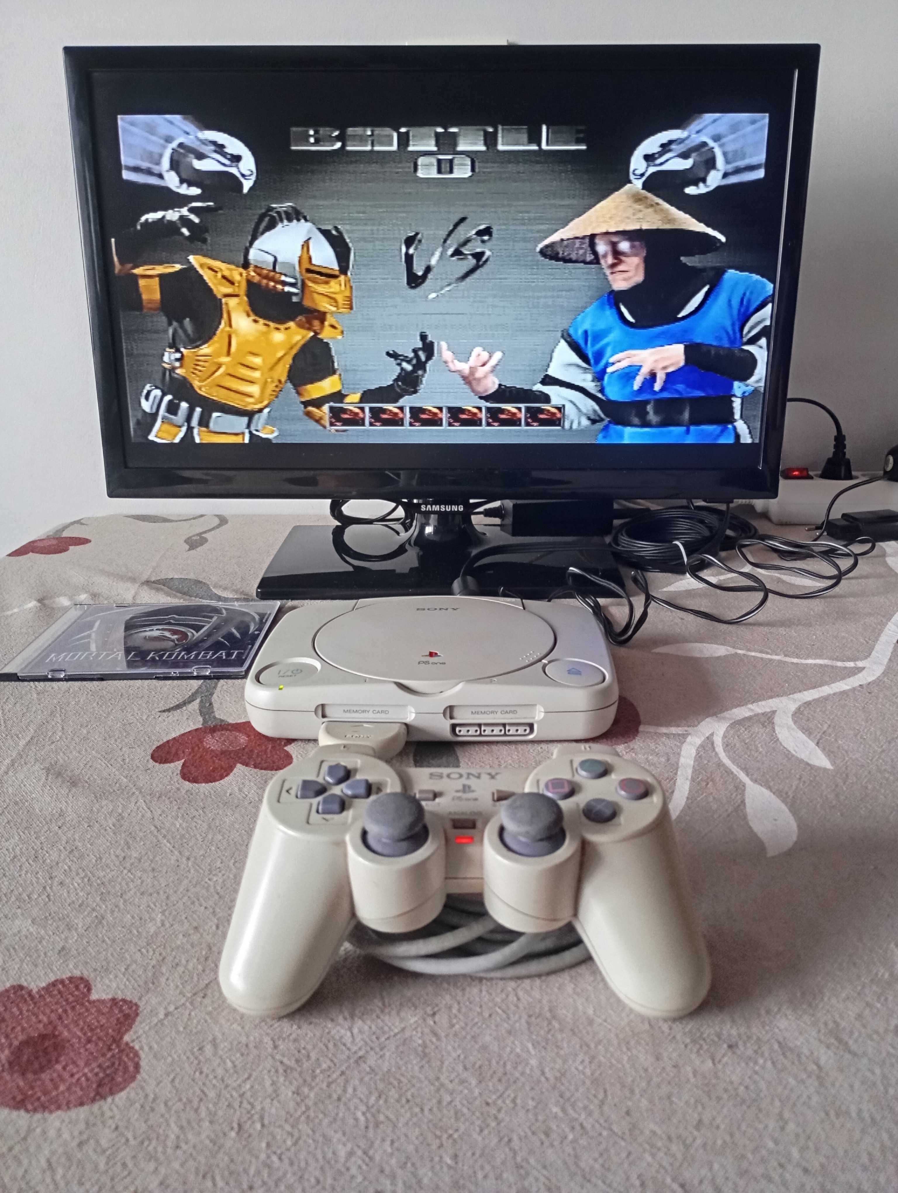 Ps One com mortal kombat