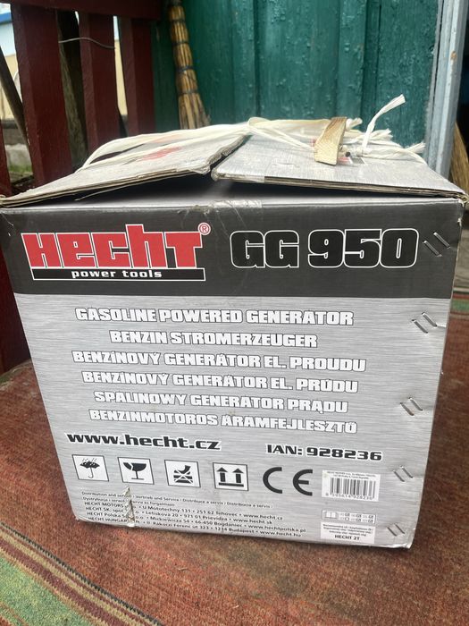 Генератор бензиновий Hecht GG 950 DC