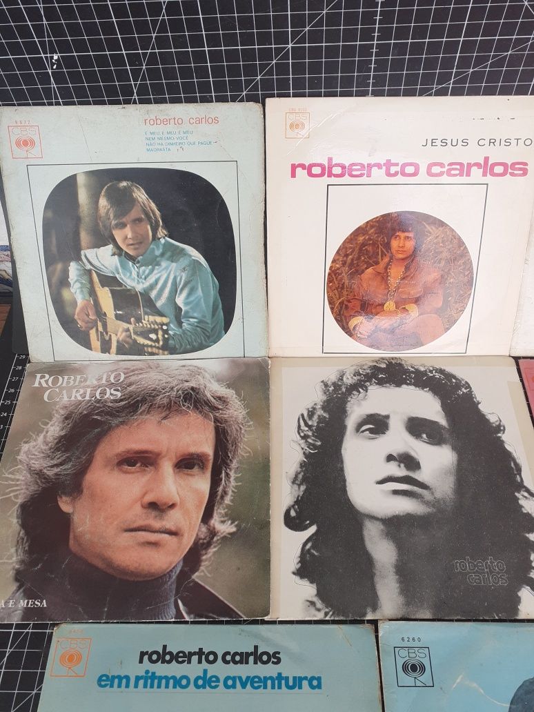 Discos de vinil single Roberto Carlos