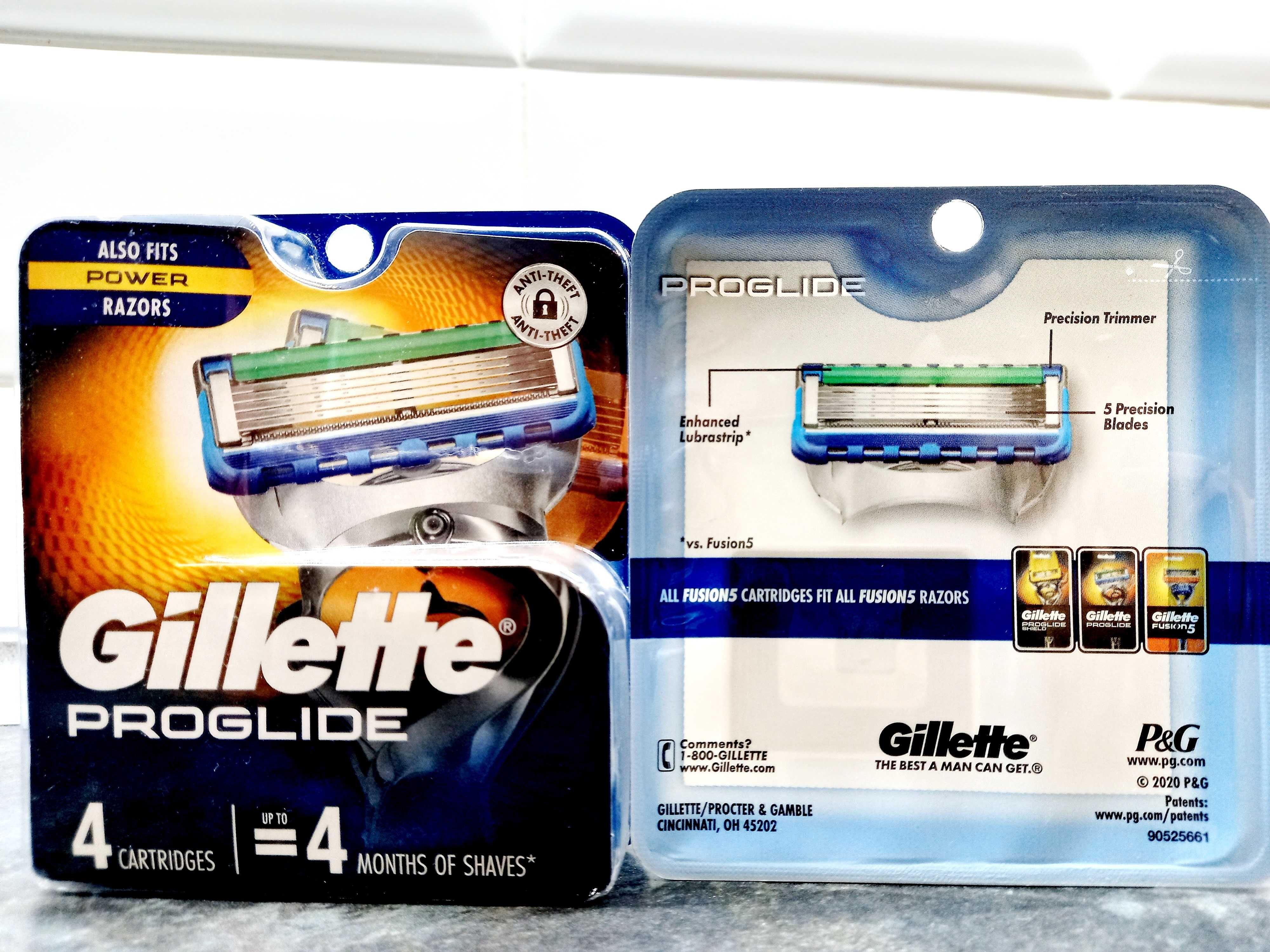 Gillette, Fusion5 ProGlide (4 cartridges), картриджи для бритья Fusion