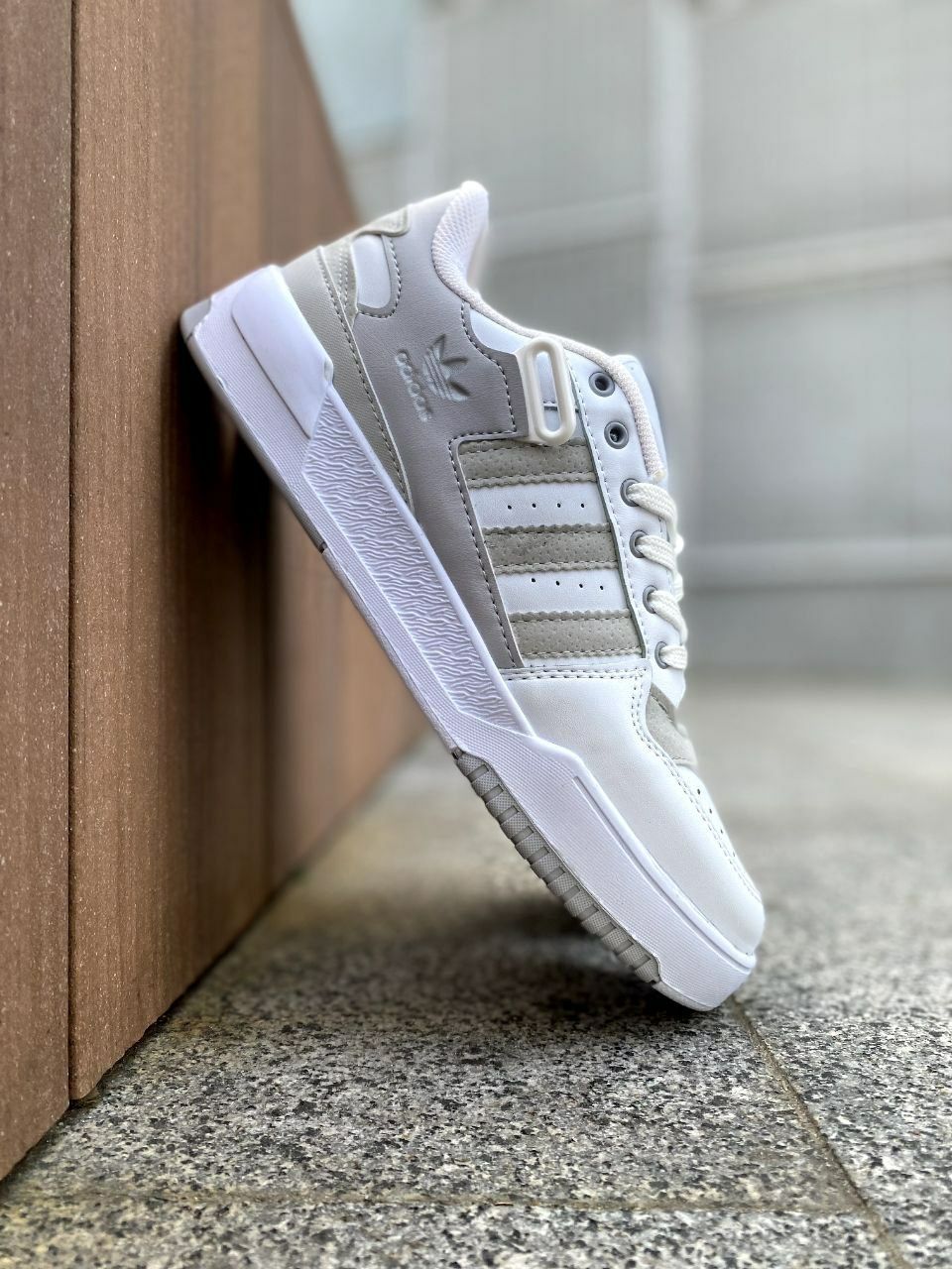Adidas forum white&gray/Мужские кросовки/Чоловічі кросівки/Адидас