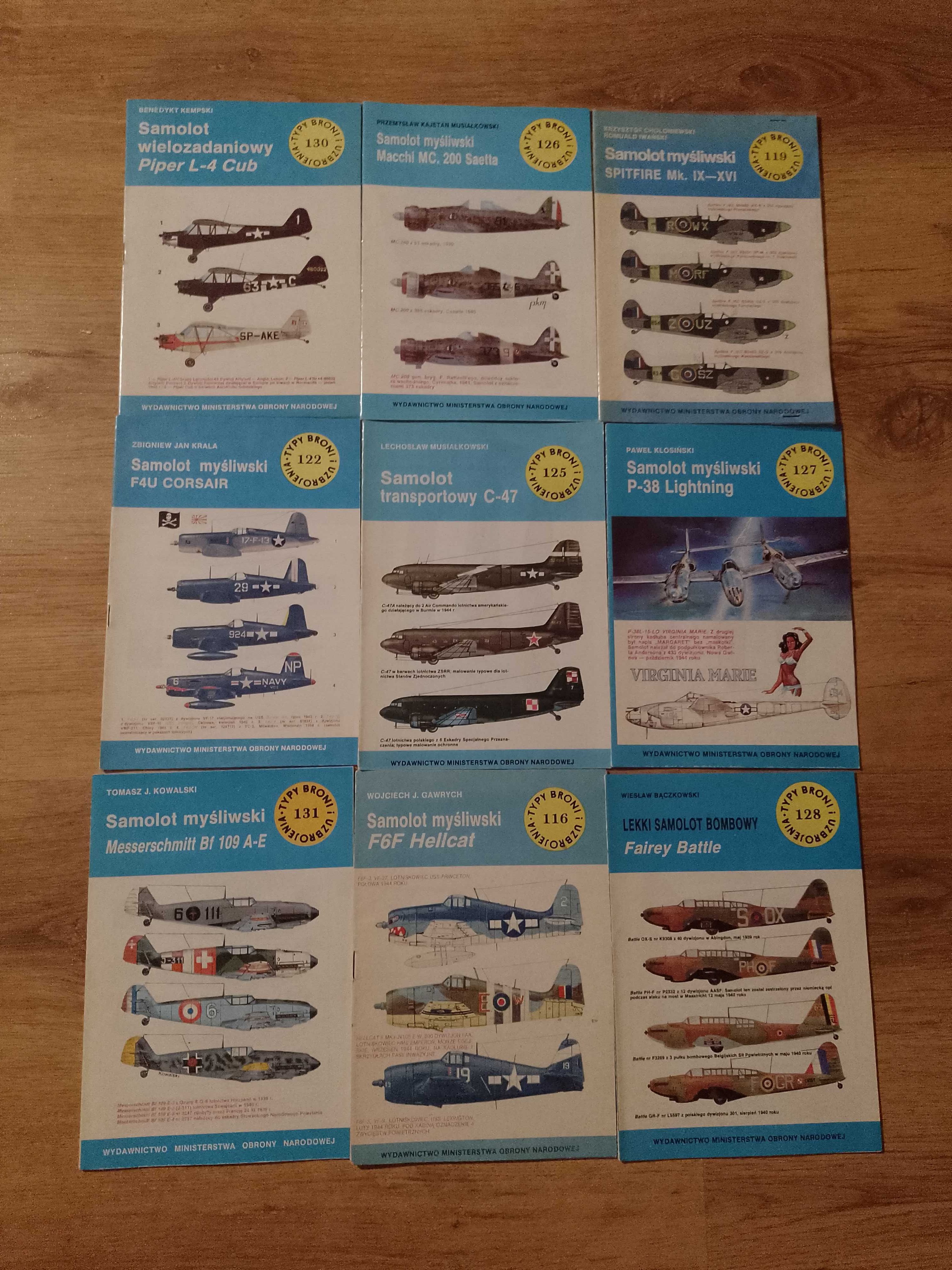 Typy Broni i Uzbrojenia - lotnictwo II wojna światowa