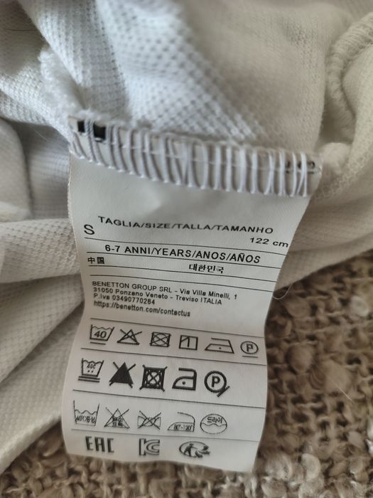 T-shirt Benetton 6/7 anos
