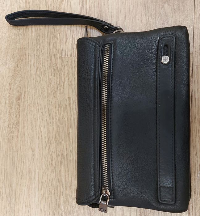 Чоловіча кожана барсетка