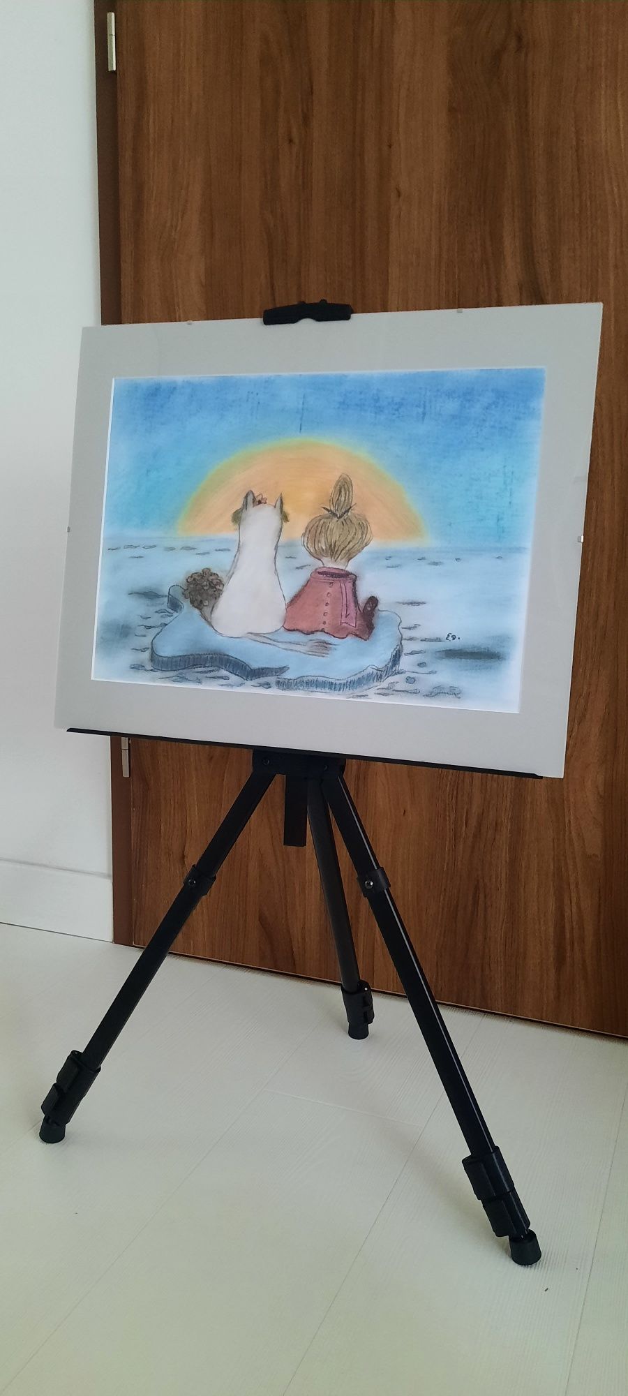Obraz Rysunek Migotka Mała Mi Muminki