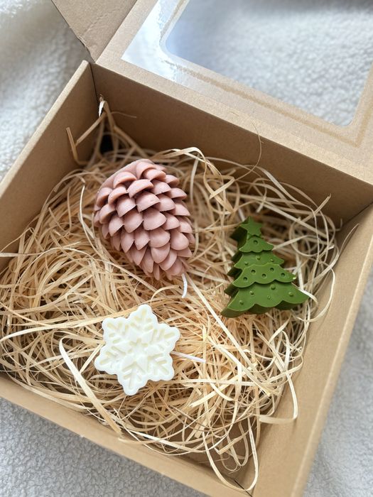 Świece sojowe handmade święta