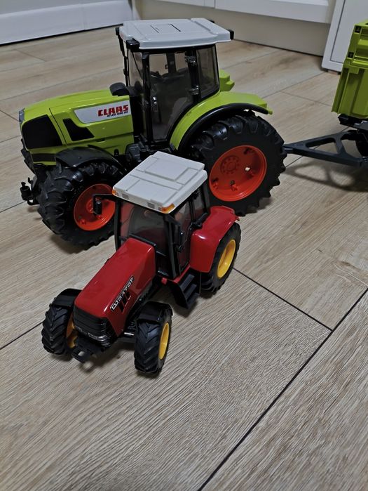 Traktor ciągnik z przyczepą bruder plus gratis