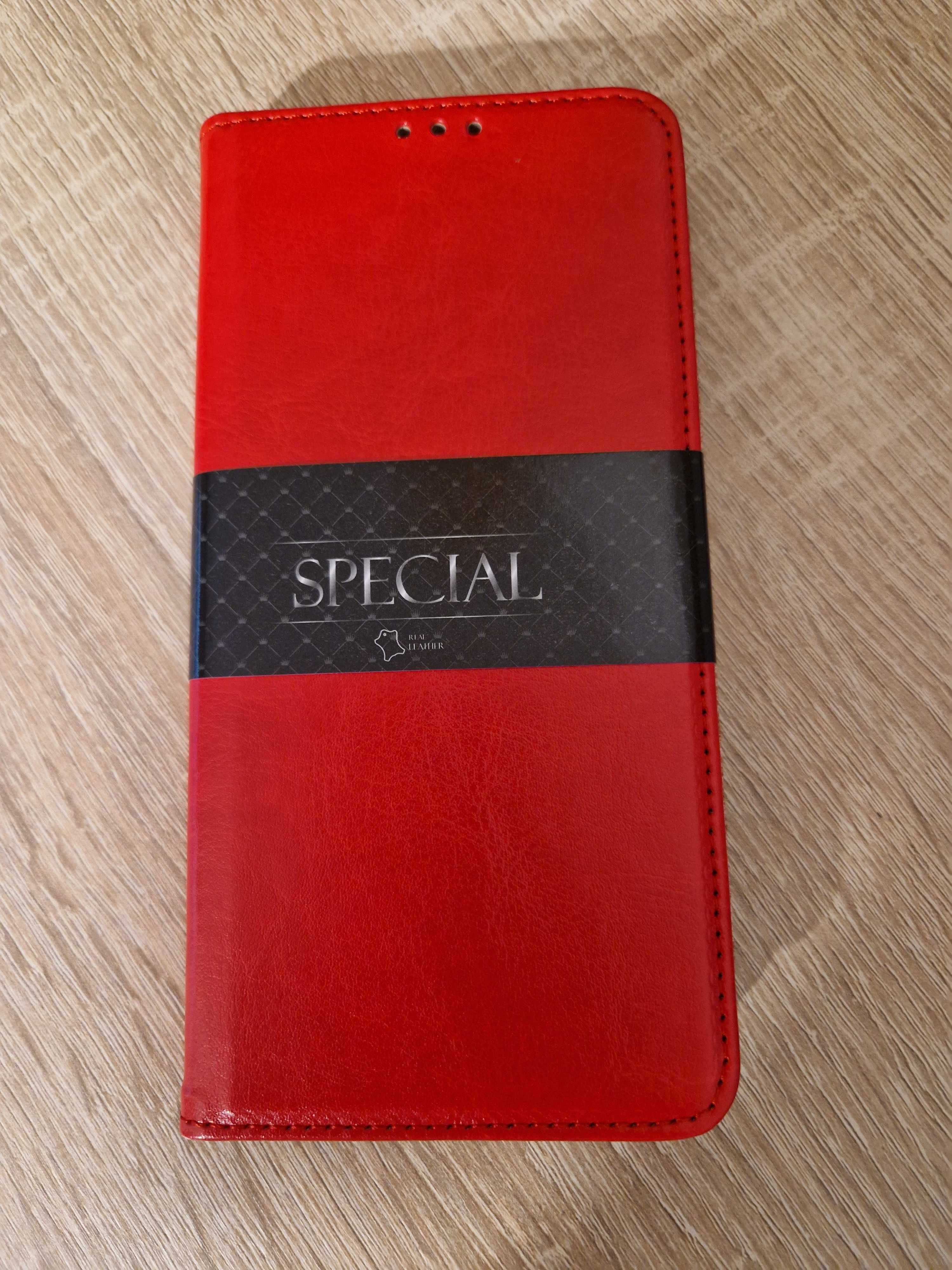 Etui Kabura pozioma BOOK SPECIAL do XIAOMI REDMI 9A CZERWONA (skóra)