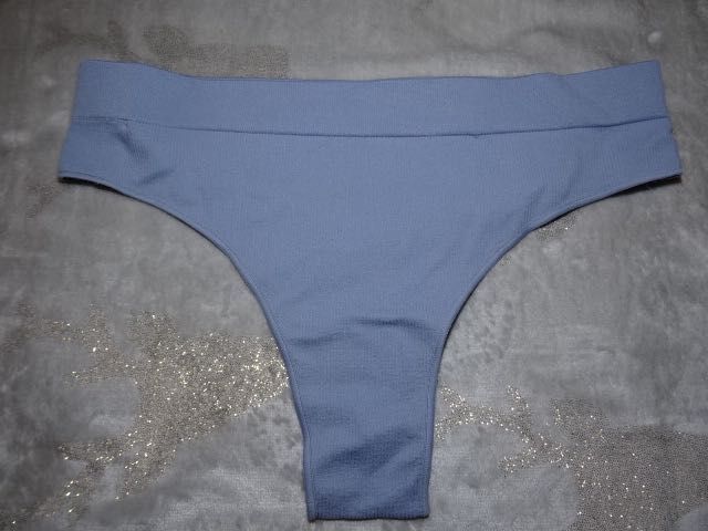 Primark stringi wrzosowe prążek nowe L