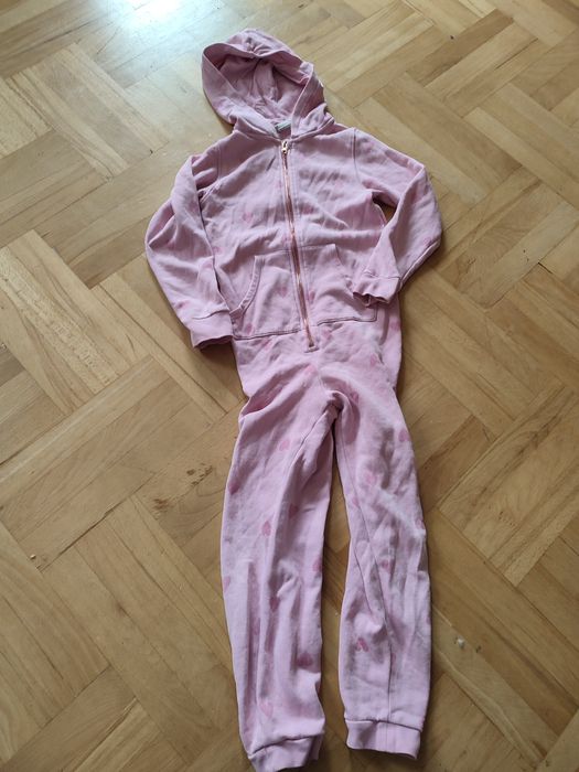 Piżama róż. 128 H&M