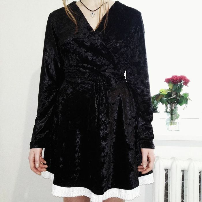 Бархатное платье