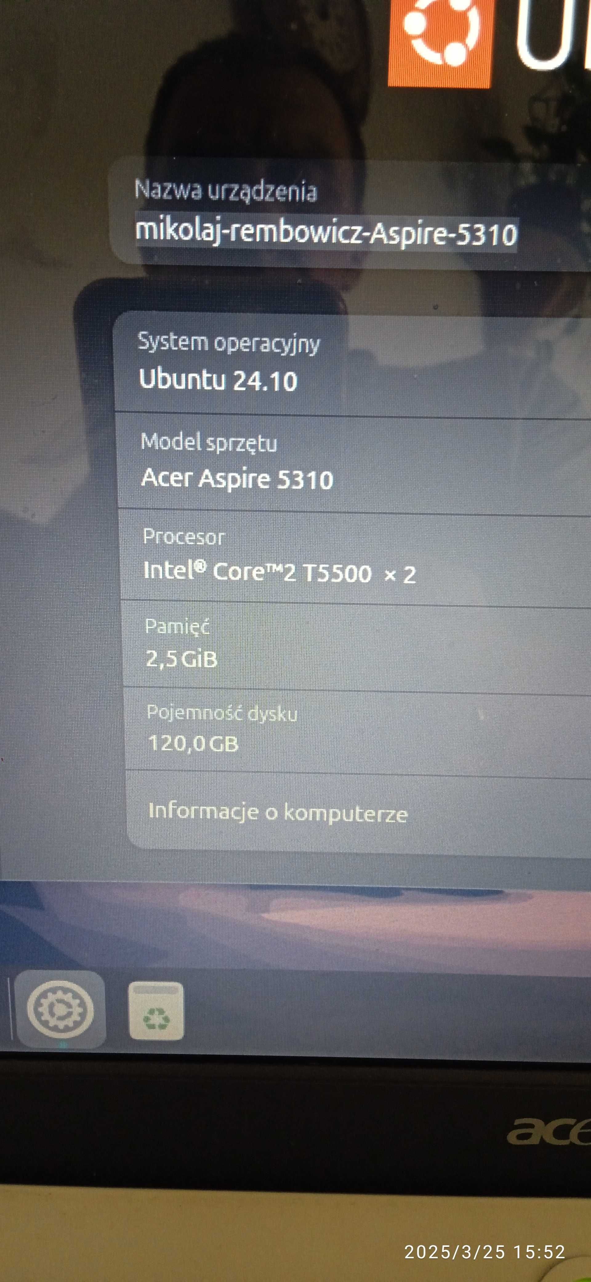 Laptop Acer używany