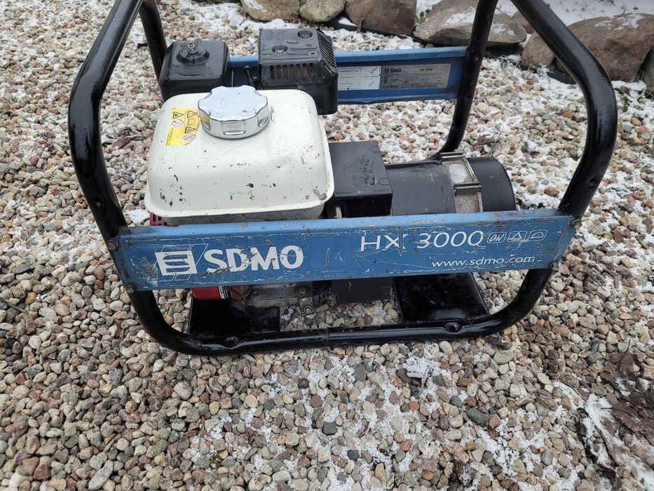 Agregat prądotwórczy SDMO hx 3000 Honda GX200  3.5 kw Polecam!!!