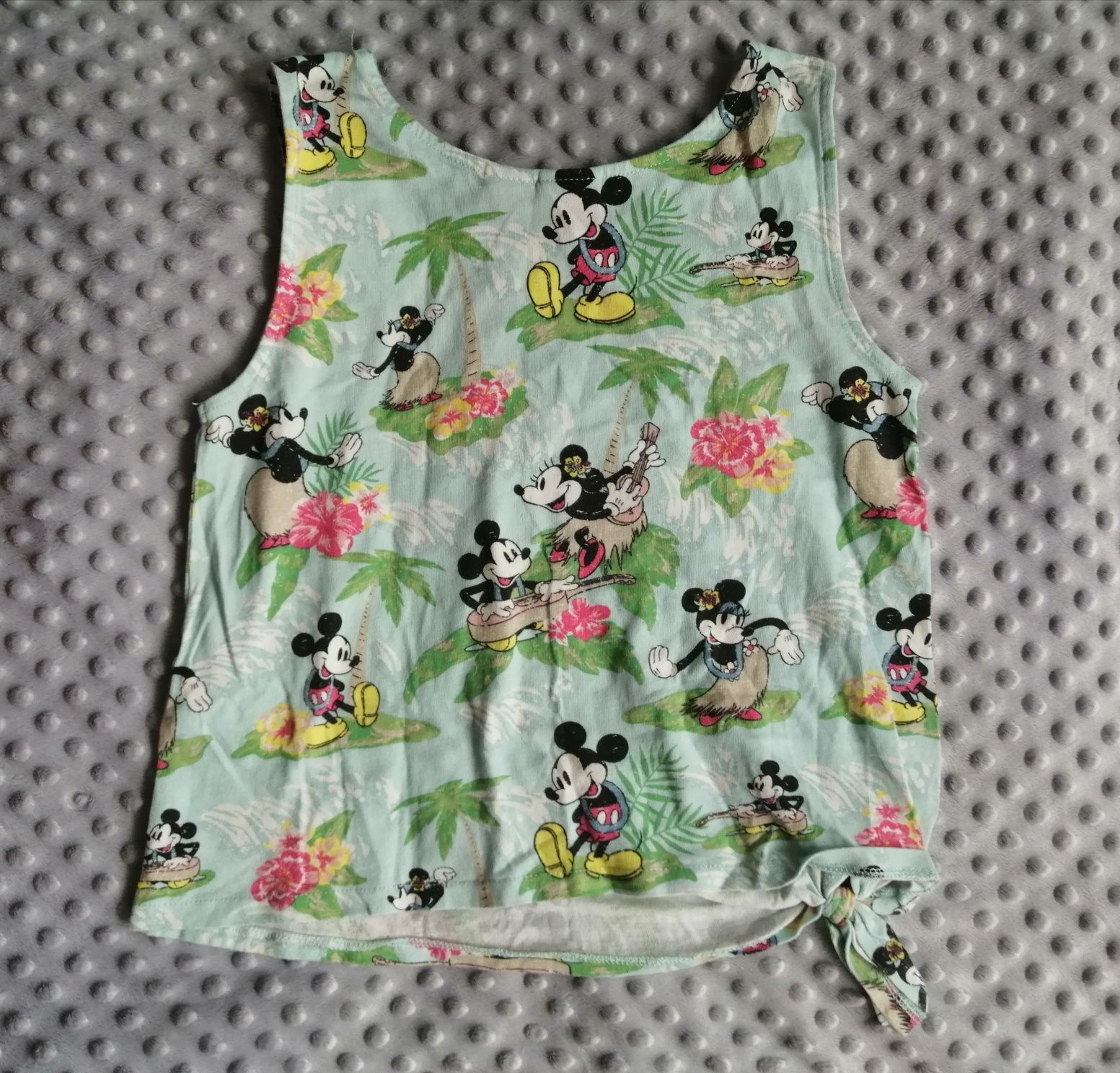 Bluzeczka na ramiączka myszka minnie Disney Zara Girls Rozmiar 128