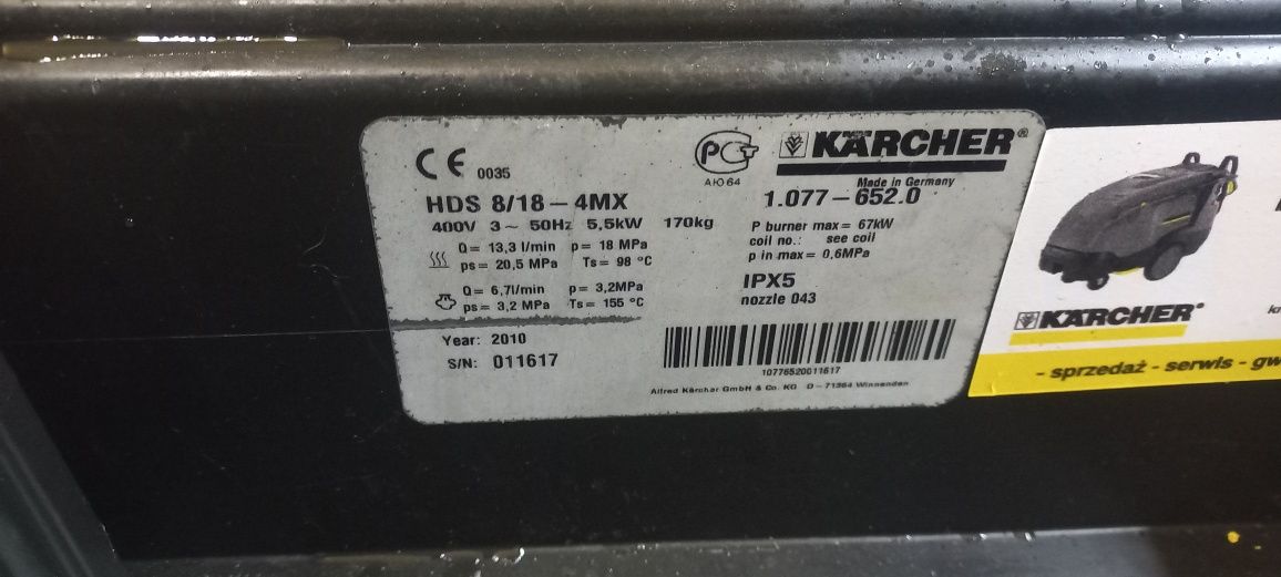 Myjka Karcher HDS 8/18-4 Mx