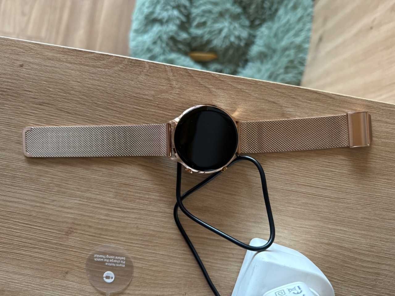 Smartwatch Damski Zegarek Wodoodporny Rozmowy Smart Watch + 4 Paski