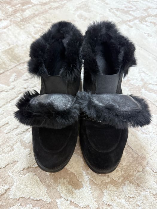 Ботинки замш жіночі 28 см