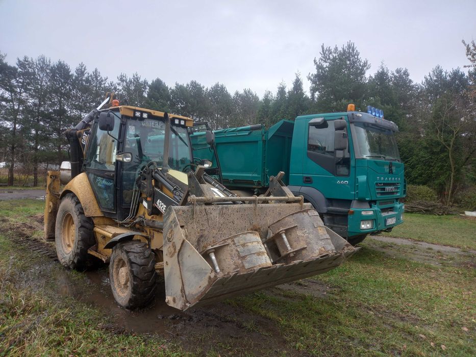 Usługi  koparko ładowarką