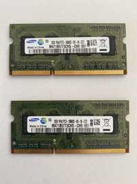 Pamięć RAM Samsung DDR3 4GB (2x2GB) PC3-10600S 1.5V SO-DIMM do laptopa