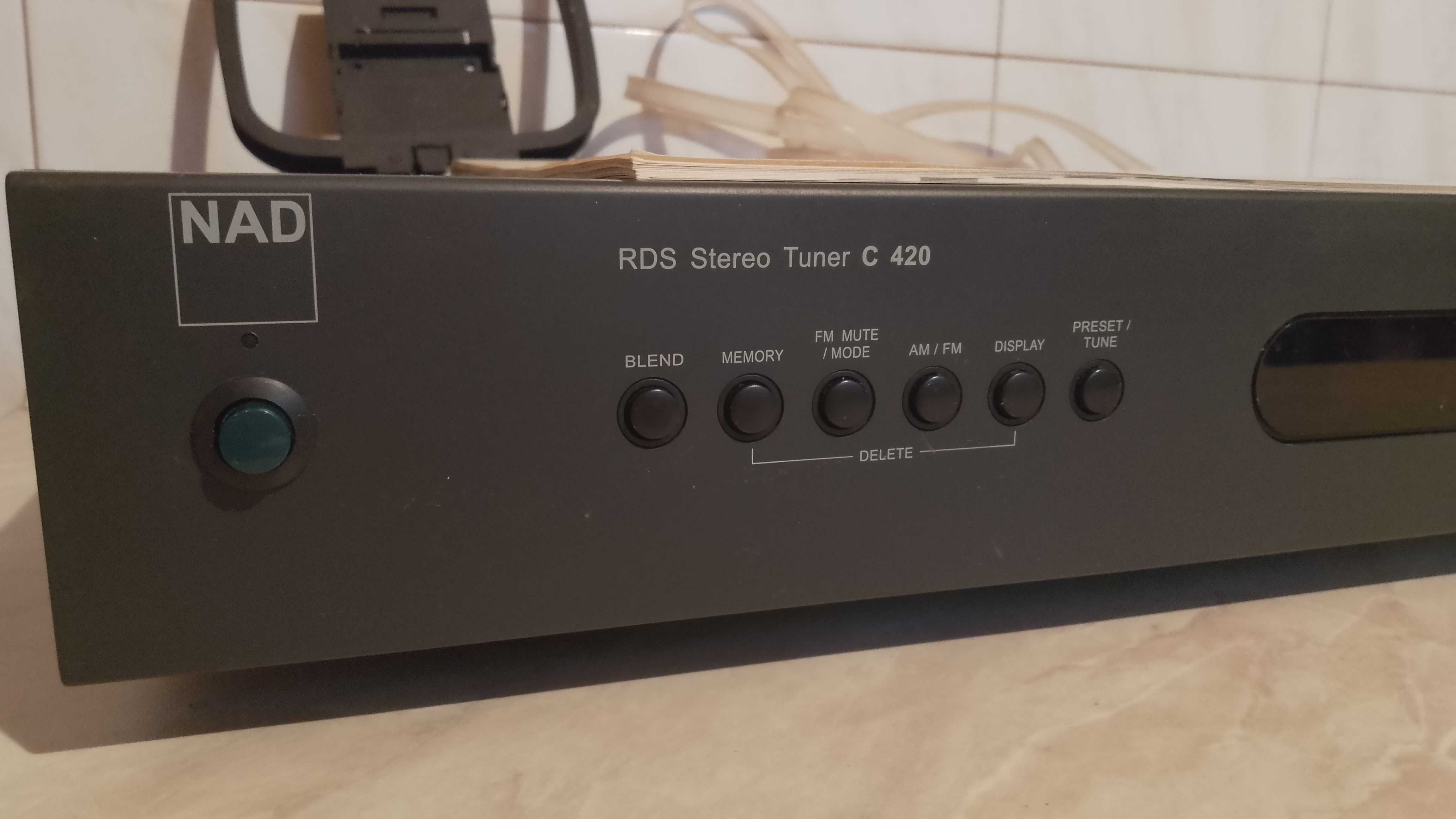 Nad C420 dwie anteny instrukcja jeden wlasciciel