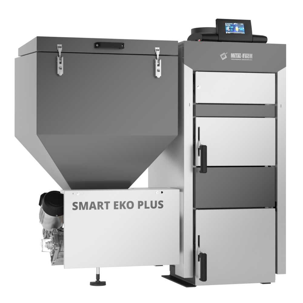 Kocioł na eko-groszek METAL-FACH SMART EKO Plus 15 kW - zapalarka