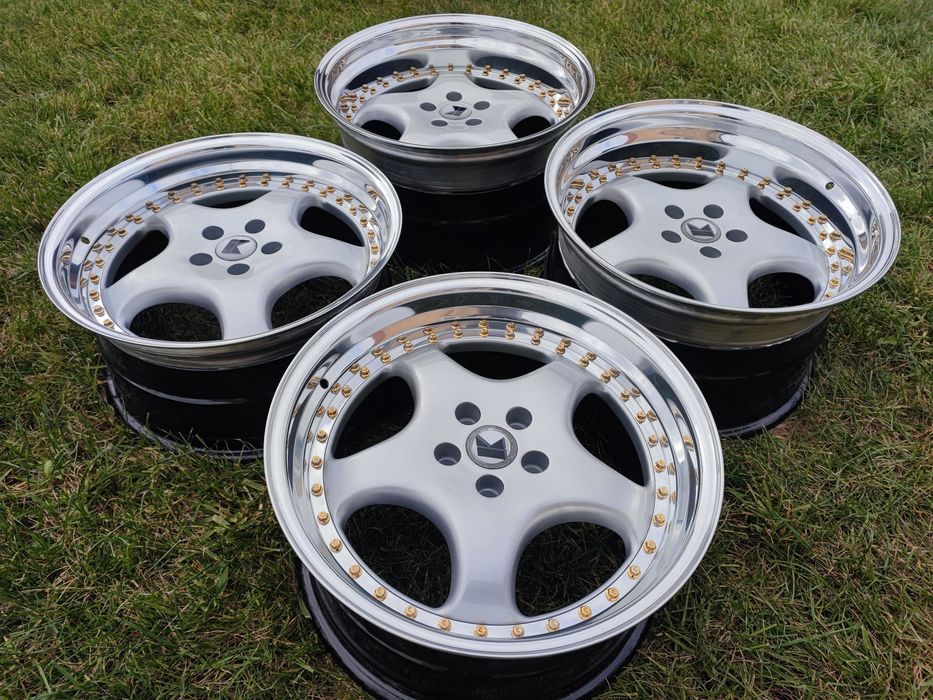 Felgi Kerscher RS 17" 8.5/10 5x100 Golf Corrado Passat Audi 3tlg
