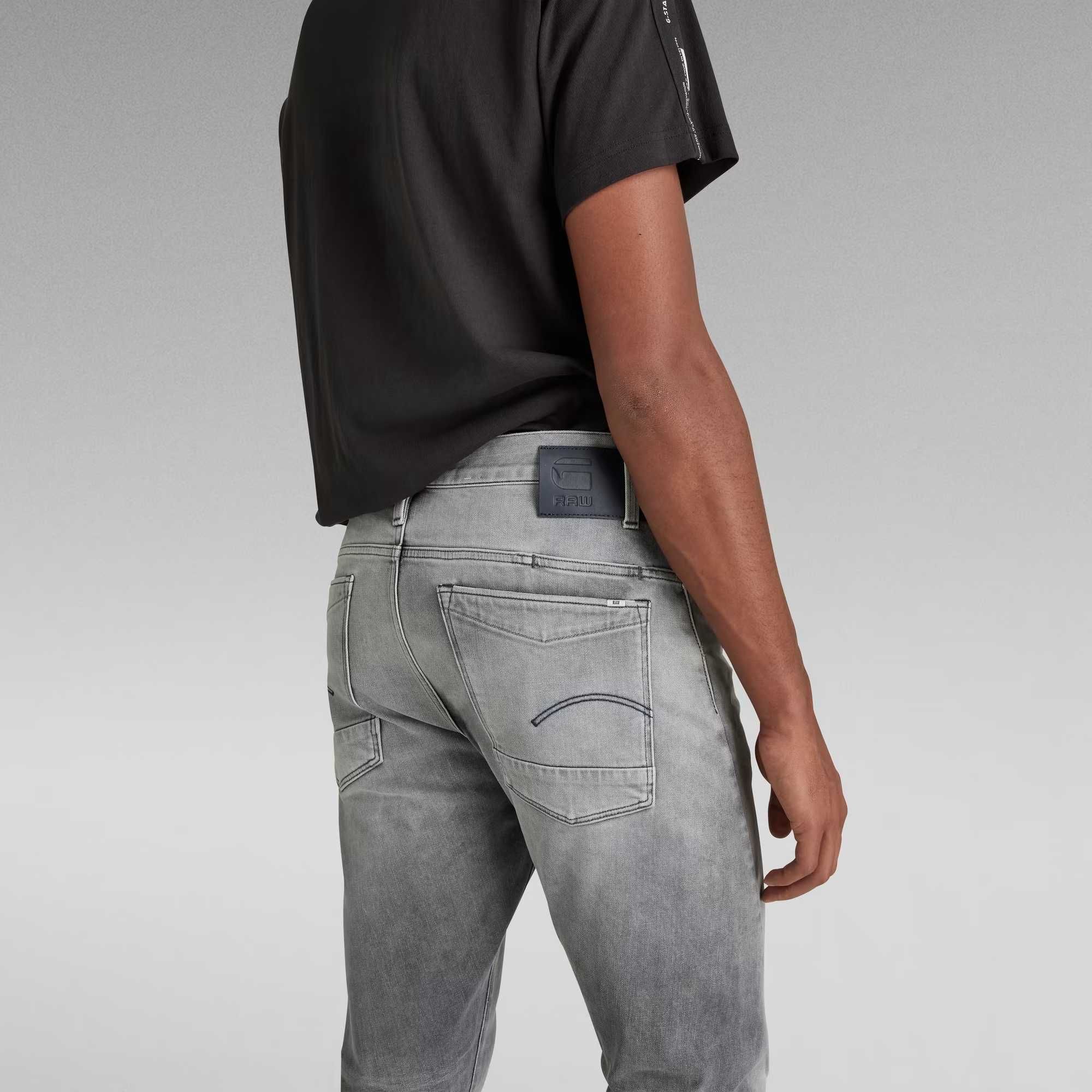 Чоловічі джинси G-Star Scutar 3D Slim Elto black stretch denim