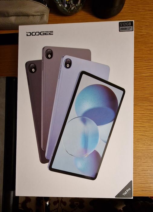 Tablet Doogee T40 Pro, ecrã de 12 polegadas, 512GB, capa e carregador