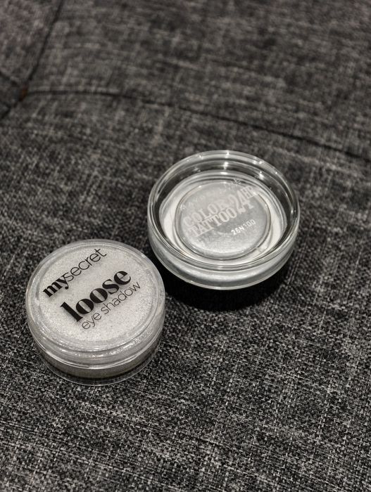 MNY Color Tattoo 50 Eternal Silver + Cien sypki srebrny - Loose Eye sh
