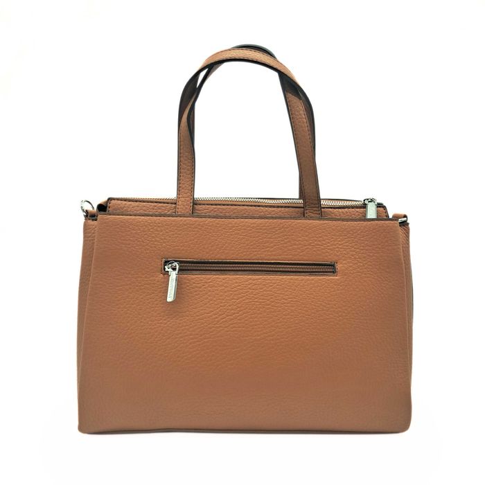 Brązowa torebka damska kuferek YYcoveri