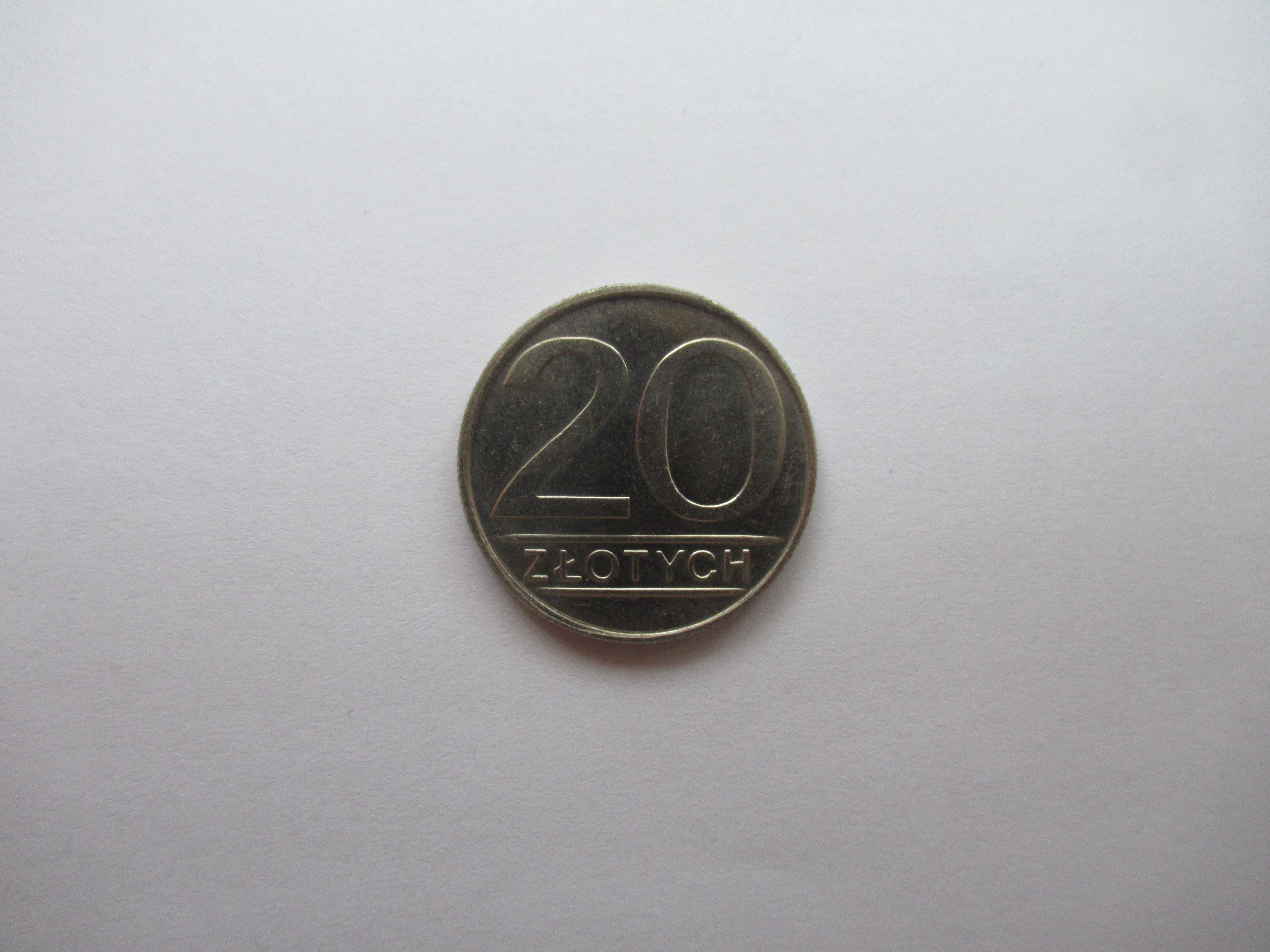 20 zł.PRL.Moneta 20 zł.1986 r.