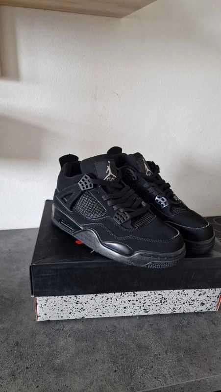 Nike Air Jordan 4 Retro Black Eu 44