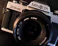 MINOLTA XG-M z obiektywem MD 50mm 1 : 1,7