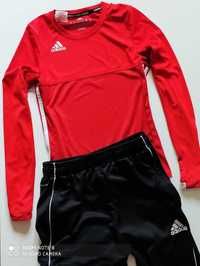 Adidas koszulka sportowa czerwona 152