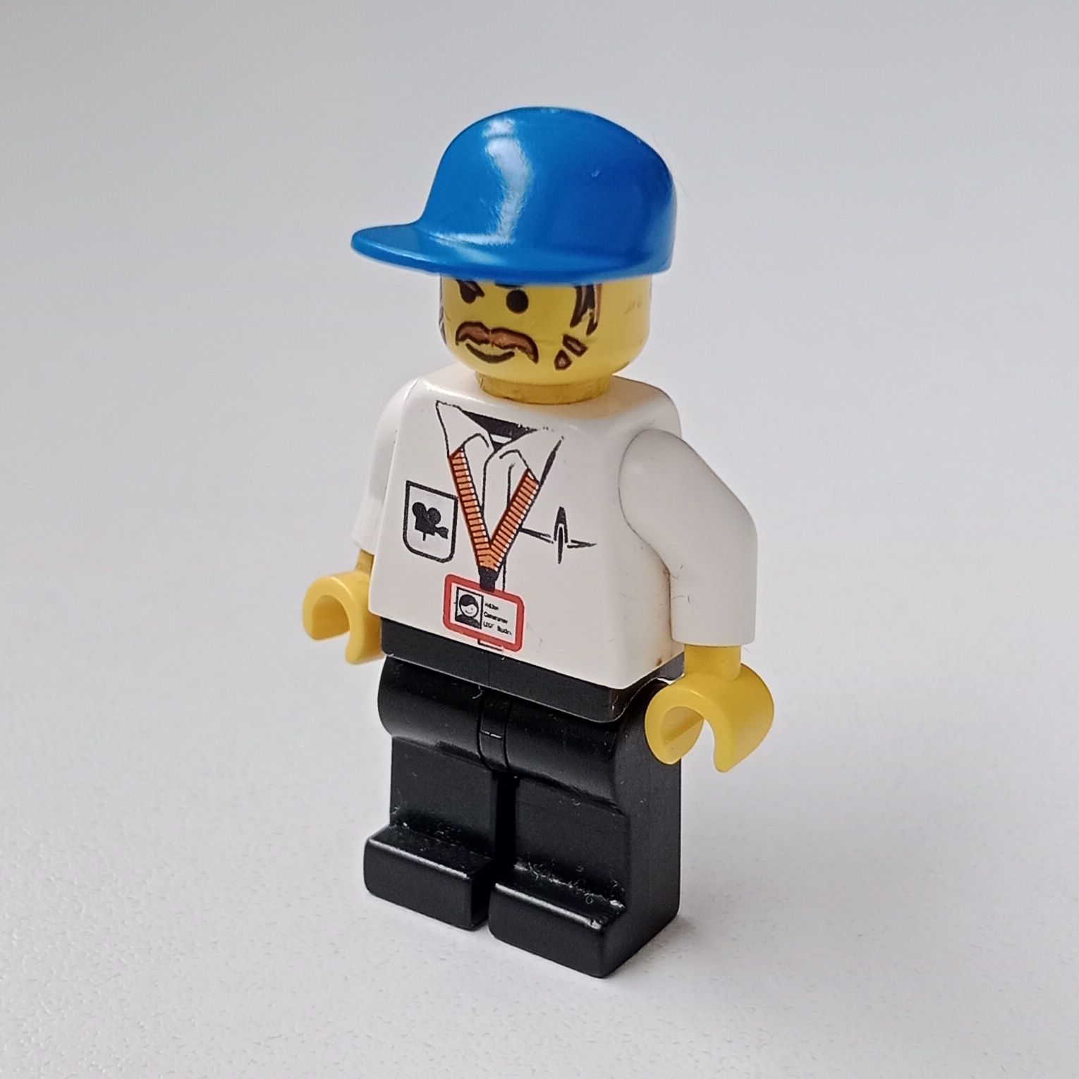 Lego figurka stu001 ludzik kamerzysta operator classic minifigurka