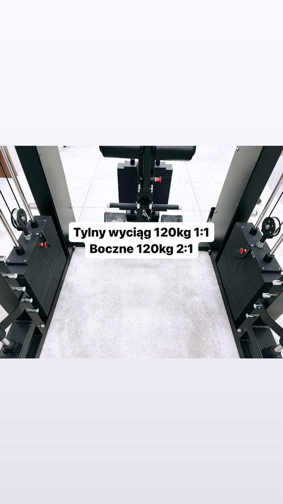 Atlas treningowy ze stosami 360kg, Krypton XF405, DOSTĘPNY