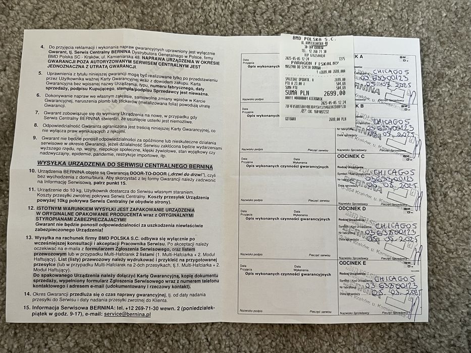 Maszyna do szycia Bernette sublime Chicago 5