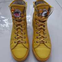 Geneve shoes botki żółte rozmiar 39