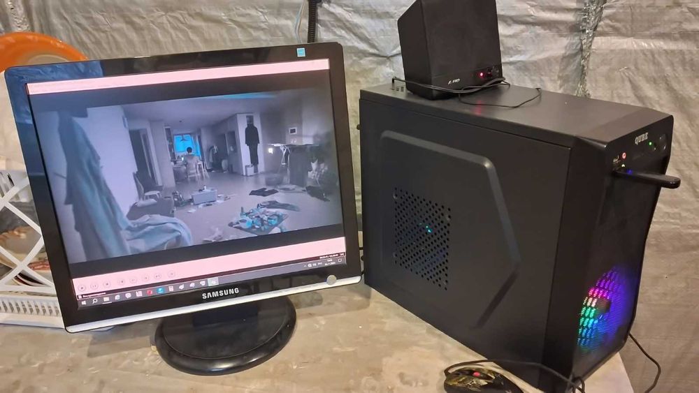 Компьютер, монитор, в сборе