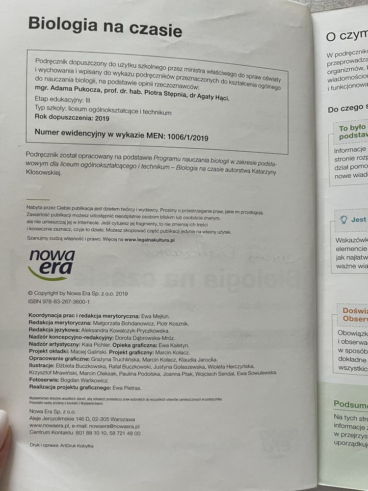 Biologia na czasie 1