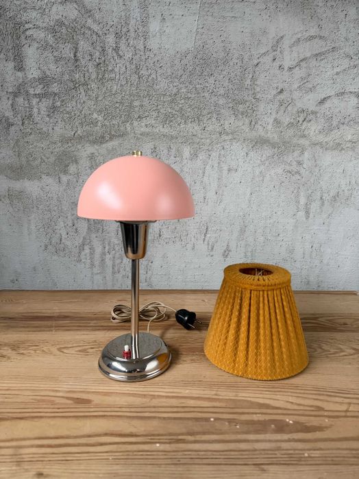 Lampka Grzybek PRL Polam Wilkasy + Dodatkowy Abażur GRATIS / Vintage