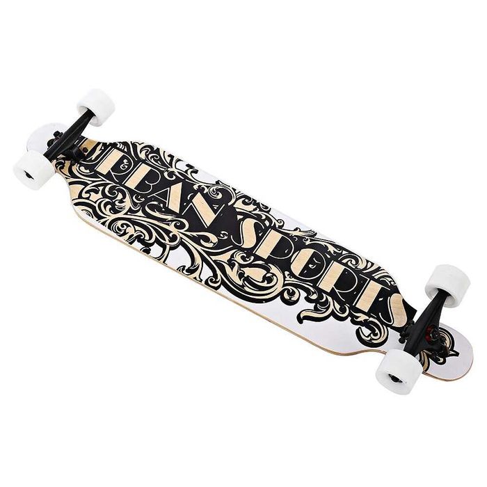 longboard skate deskorolka rekin napisy