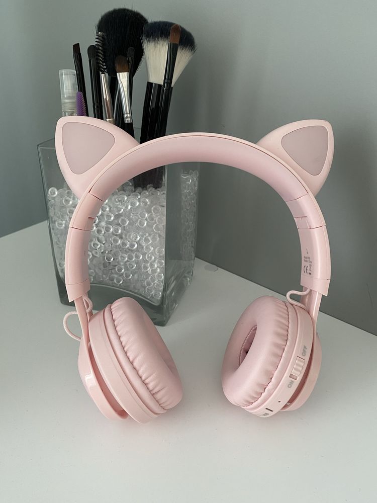 Бездоротові Bluetooth навушники HOCO W39 Cat ear kids
