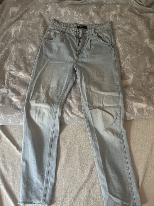 Jeansy niebiskie r.32 Cropp