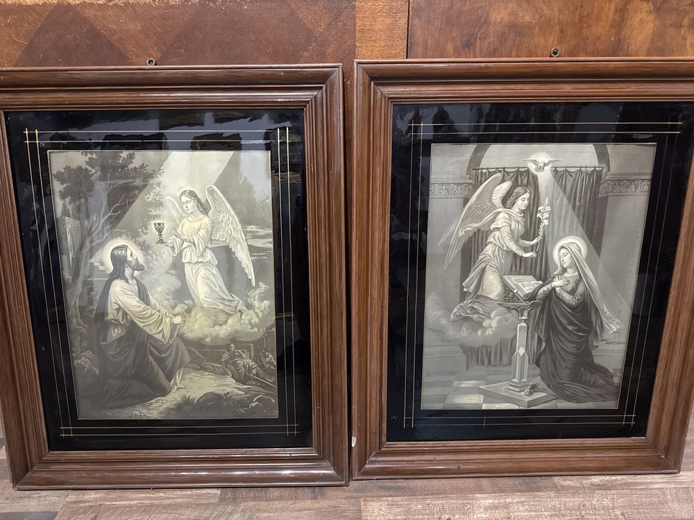 Para oleodruków- Jezus na Gorze Oliwnej- Zwiastowanie Maryi