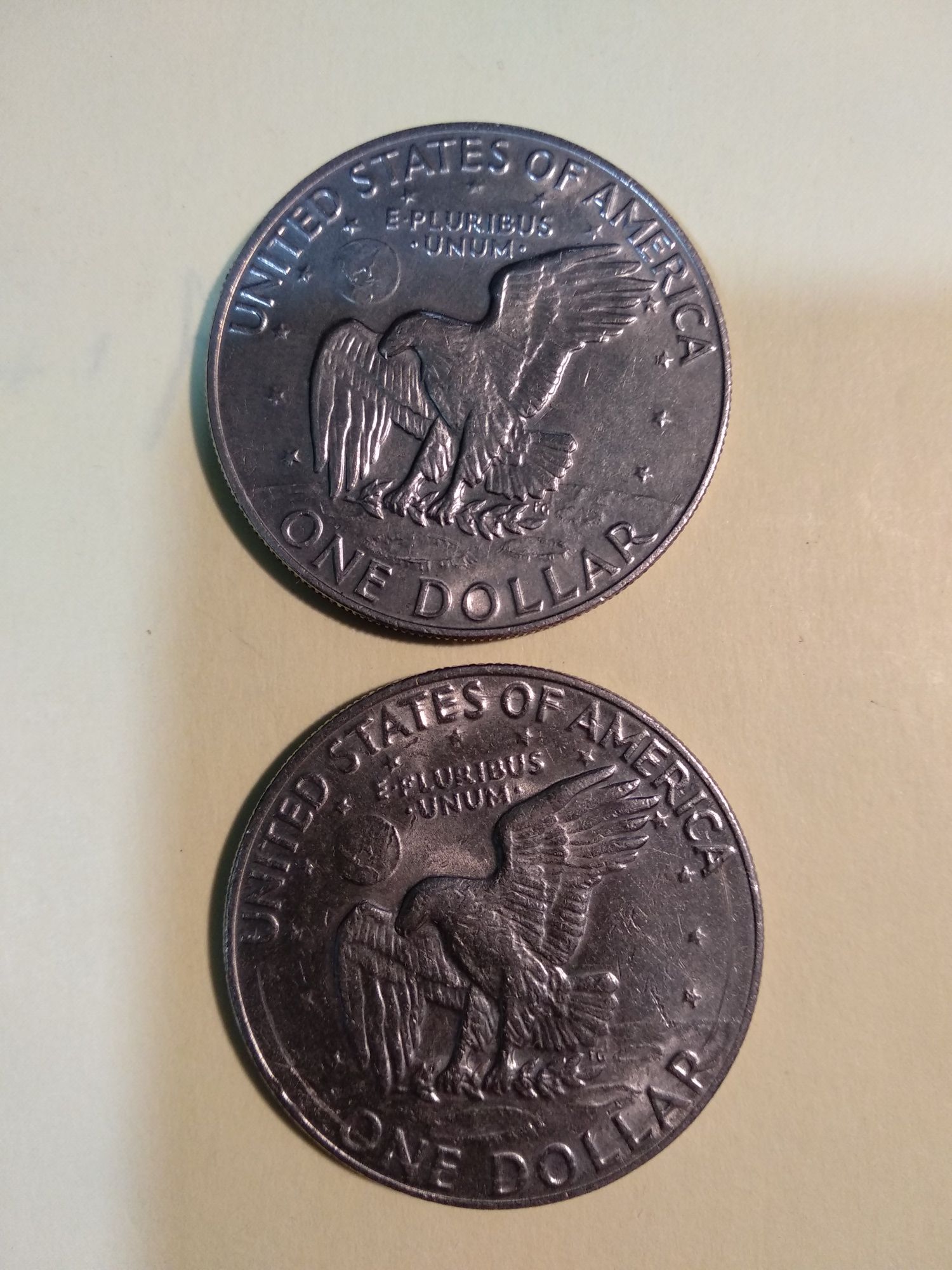 Moedas de 1 Eisenhower Ike Dólar 1978 dos EUA